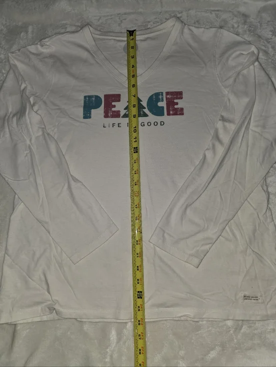 Life Is Good PEACE Long Sleeve Graphic Tee Size XL - Picture 5 of 6